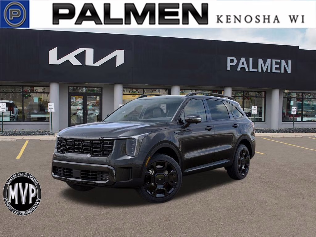 2026 Interstellar Gray Kia Sorento Hybrid X-Line SX Prestige AWD SUV