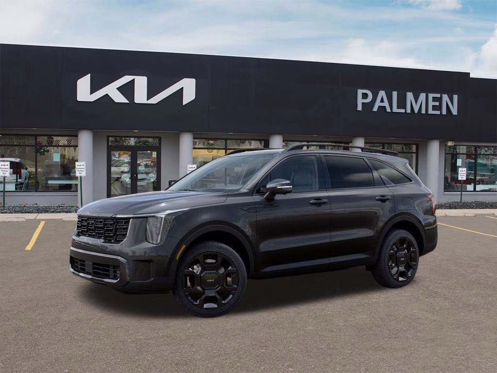 2026 Interstellar Gray Kia Sorento Hybrid X-Line SX Prestige AWD SUV