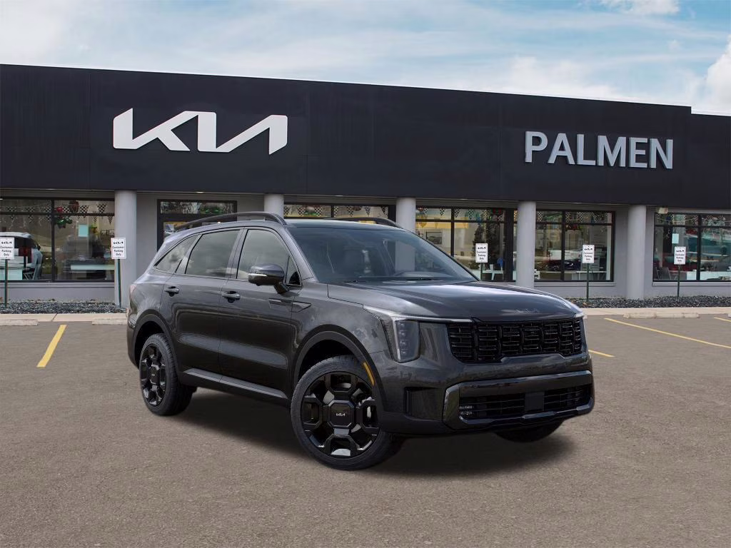 2026 Interstellar Gray Kia Sorento Hybrid X-Line SX Prestige AWD SUV