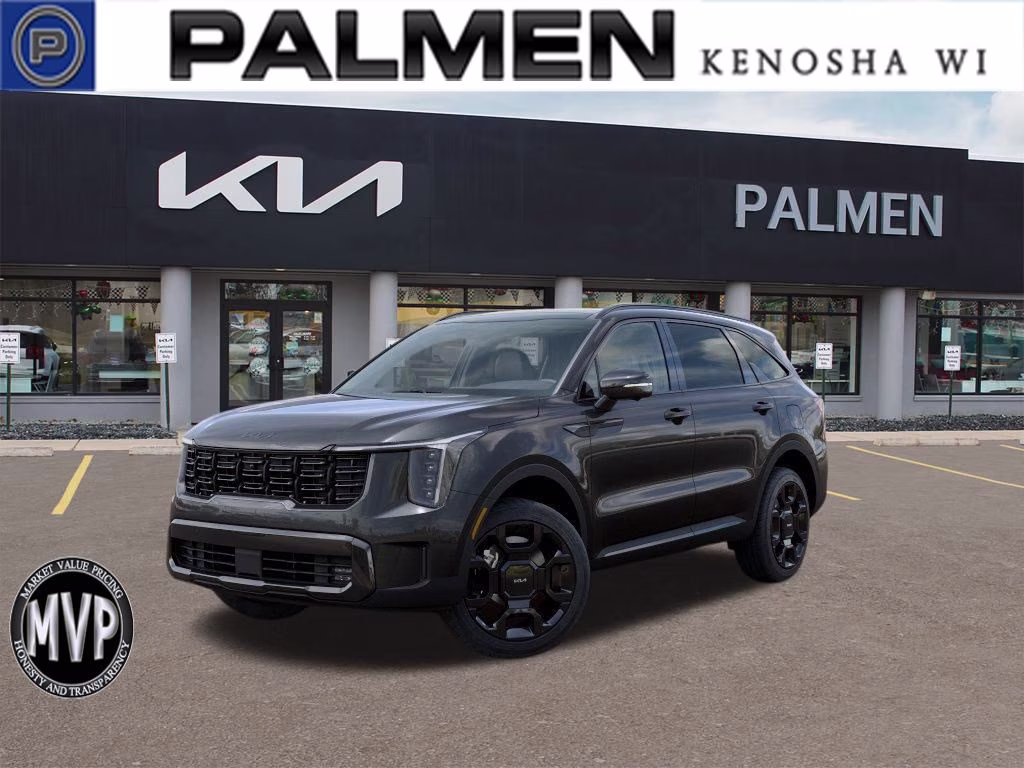 2026 Interstellar Gray Kia Sorento Hybrid X-Line SX Prestige AWD SUV