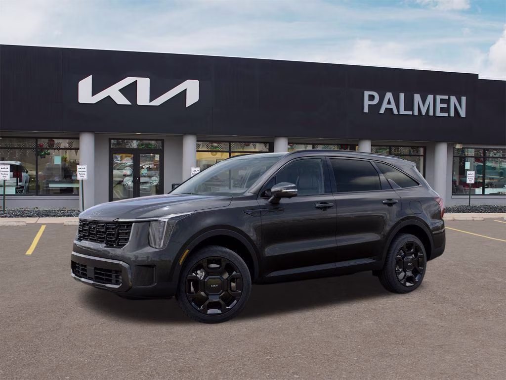 2026 Interstellar Gray Kia Sorento Hybrid X-Line SX Prestige AWD SUV