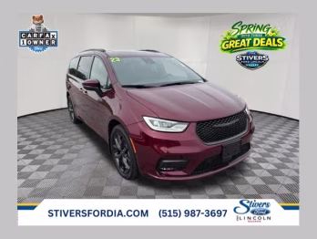 2023 Velvet Red Pearlcoat Chrysler Pacifica Touring L AWD Van