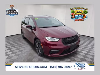 2023 Velvet Red Pearlcoat Chrysler Pacifica Touring L AWD Van