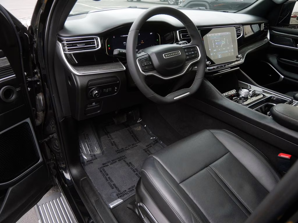 2022 Diamond Black Crystal Pearlcoat Jeep Wagoneer Series III 4X4 SUV