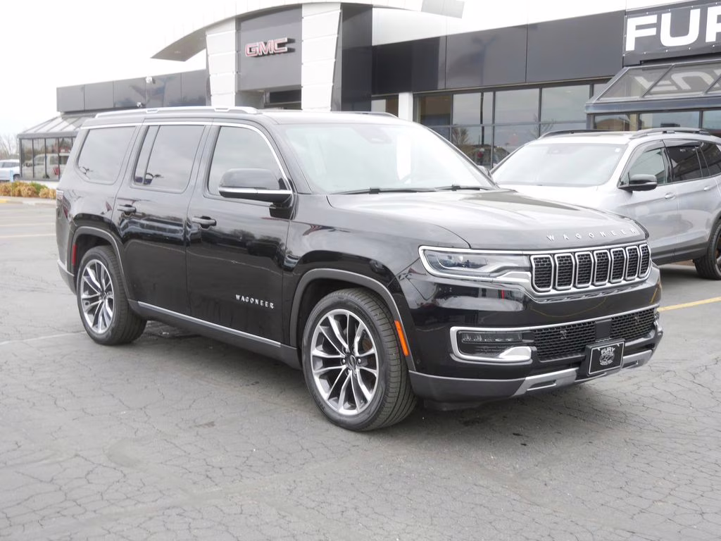 2022 Diamond Black Crystal Pearlcoat Jeep Wagoneer Series III 4X4 SUV
