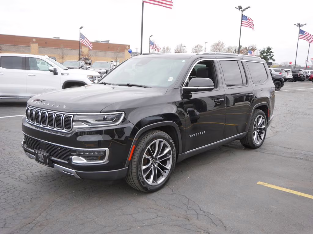 2022 Diamond Black Crystal Pearlcoat Jeep Wagoneer Series III 4X4 SUV