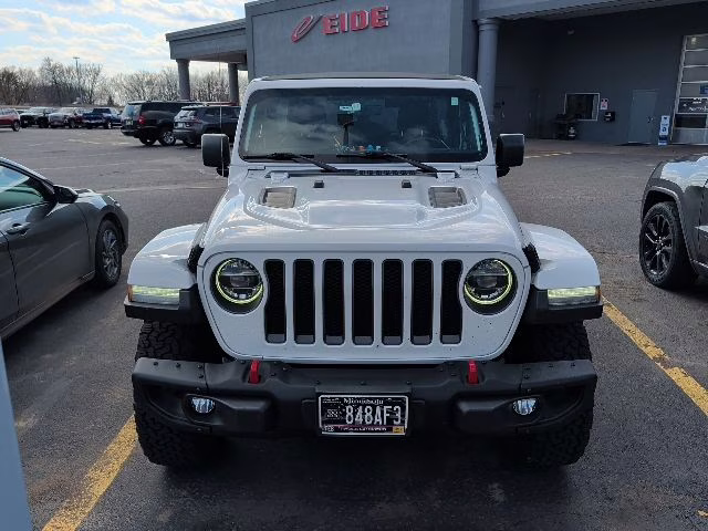 2021 Bright White Clearcoat Jeep Wrangler Unlimited Rubicon 4X4 SUV