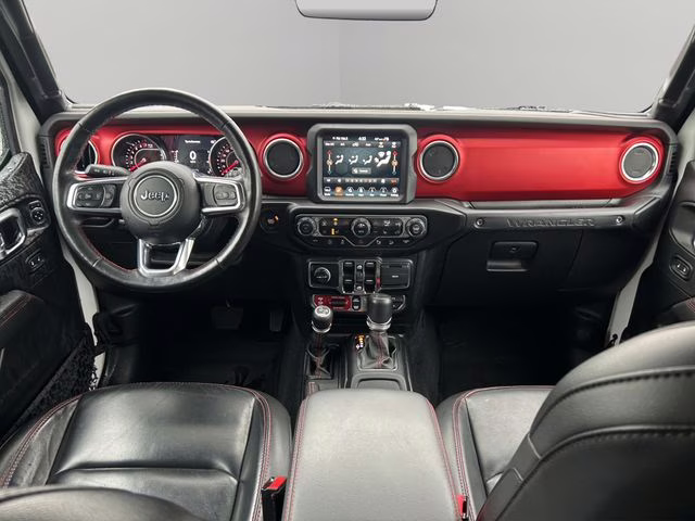 2021 Bright White Clearcoat Jeep Wrangler Unlimited Rubicon 4X4 SUV