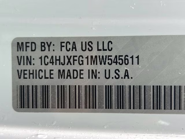 2021 Bright White Clearcoat Jeep Wrangler Unlimited Rubicon 4X4 SUV