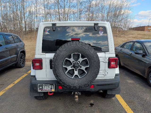 2021 Bright White Clearcoat Jeep Wrangler Unlimited Rubicon 4X4 SUV