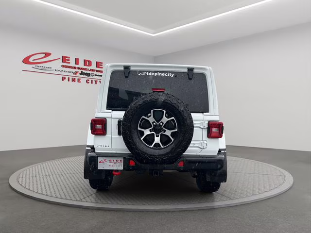 2021 Bright White Clearcoat Jeep Wrangler Unlimited Rubicon 4X4 SUV