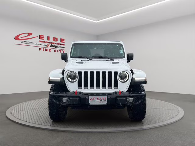 2021 Bright White Clearcoat Jeep Wrangler Unlimited Rubicon 4X4 SUV