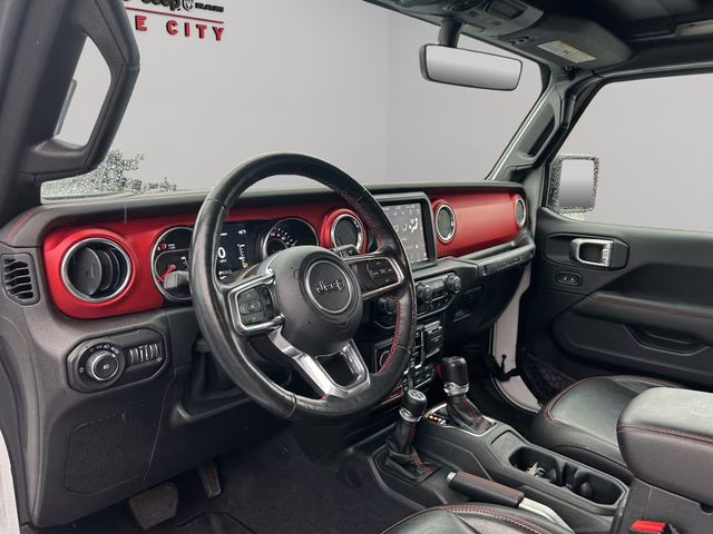2021 Bright White Clearcoat Jeep Wrangler Unlimited Rubicon 4X4 SUV