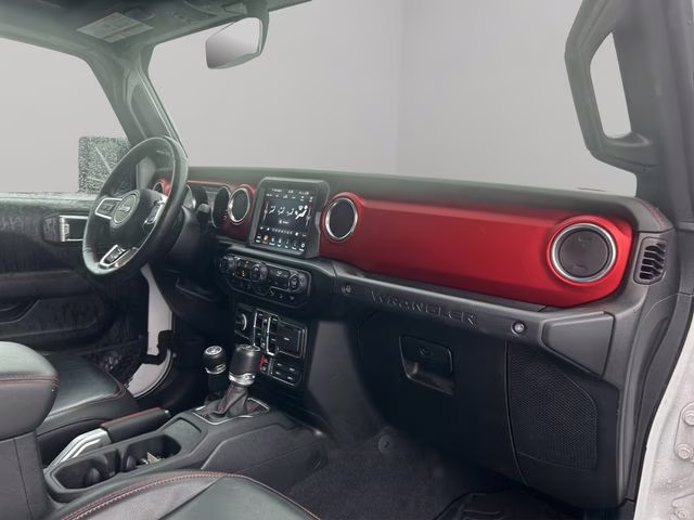 2021 Bright White Clearcoat Jeep Wrangler Unlimited Rubicon 4X4 SUV