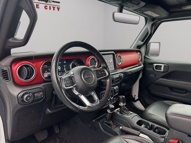 2021 Bright White Clearcoat Jeep Wrangler Unlimited Rubicon 4X4 SUV