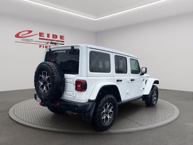 2021 Bright White Clearcoat Jeep Wrangler Unlimited Rubicon 4X4 SUV