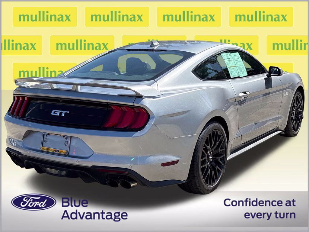 2021 Silver Metallic Ford Mustang GT Premium RWD Coupe