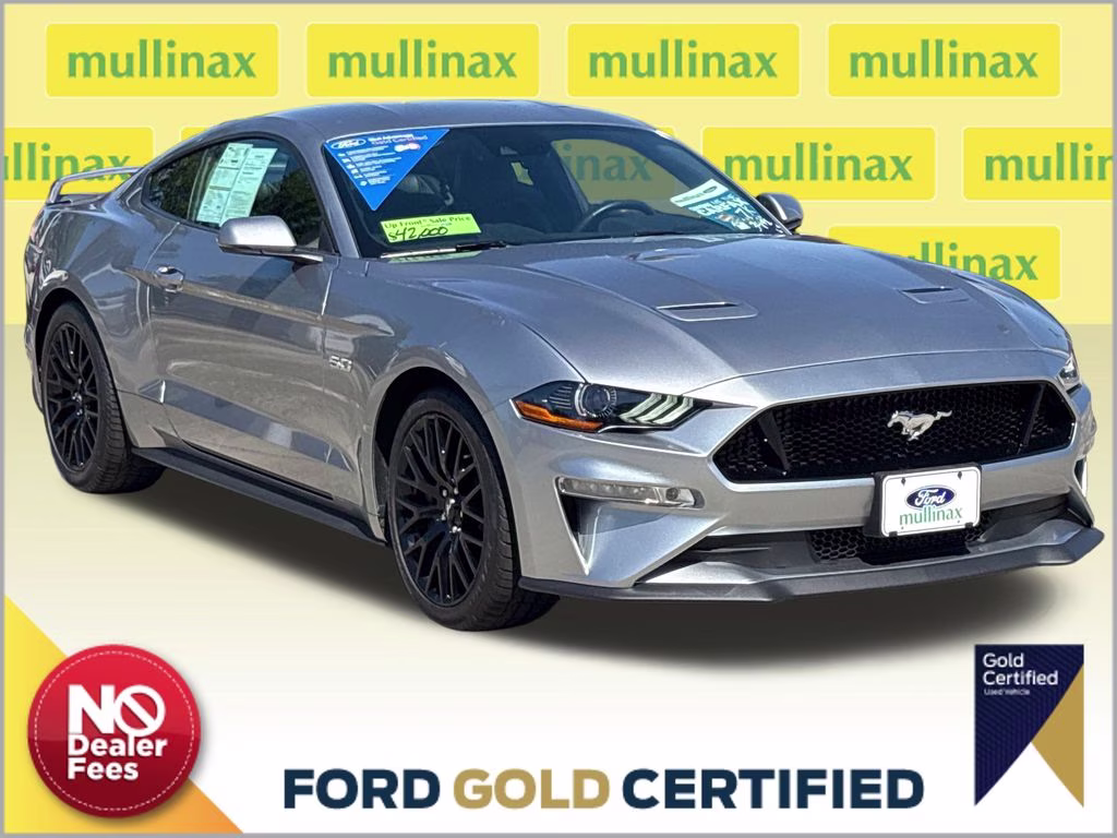 2021 Silver Metallic Ford Mustang GT Premium RWD Coupe