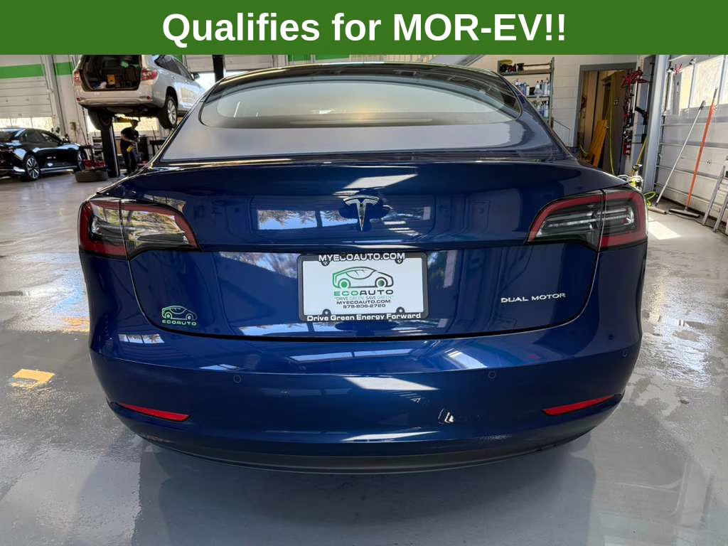 2022 Deep Blue Metallic Tesla Model 3 Long Range AWD Sedan