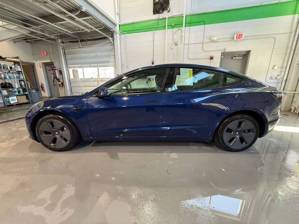 2022 Deep Blue Metallic Tesla Model 3 Long Range AWD Sedan