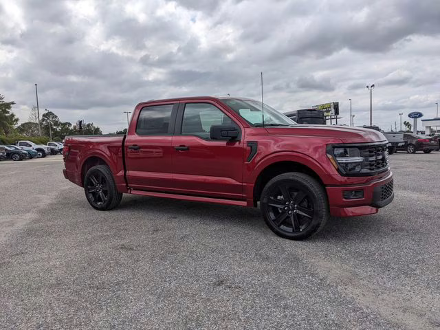 2026 Ruby Red Metallic Tinted Clearcoat Ford F-150 STX 4X4 Truck