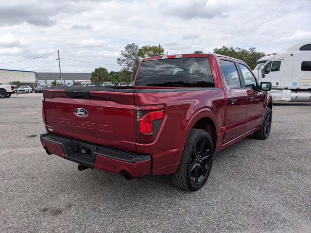 2026 Ruby Red Metallic Tinted Clearcoat Ford F-150 STX 4X4 Truck