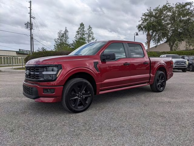 2026 Ruby Red Metallic Tinted Clearcoat Ford F-150 STX 4X4 Truck