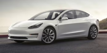 2018 Black Tesla Model 3 Long Range Sedan