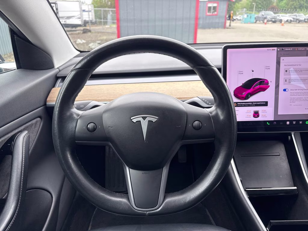 2018 Black Tesla Model 3 Long Range RWD Sedan