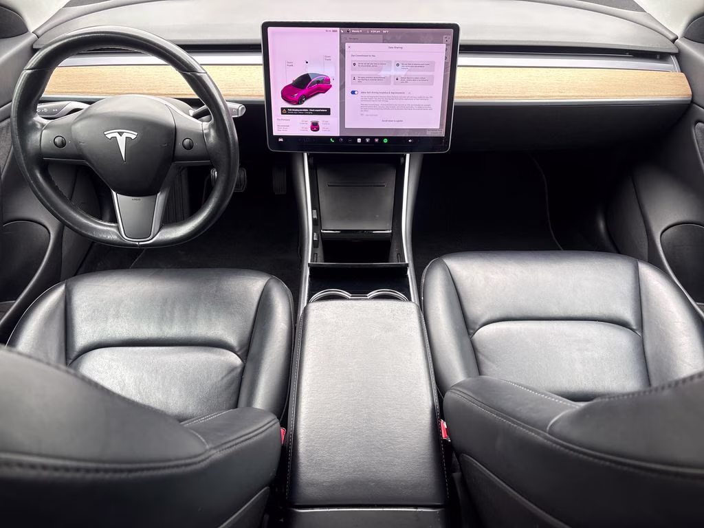 2018 Black Tesla Model 3 Long Range RWD Sedan