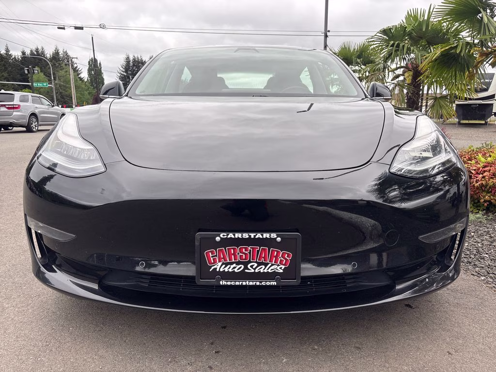 2018 Black Tesla Model 3 Long Range RWD Sedan