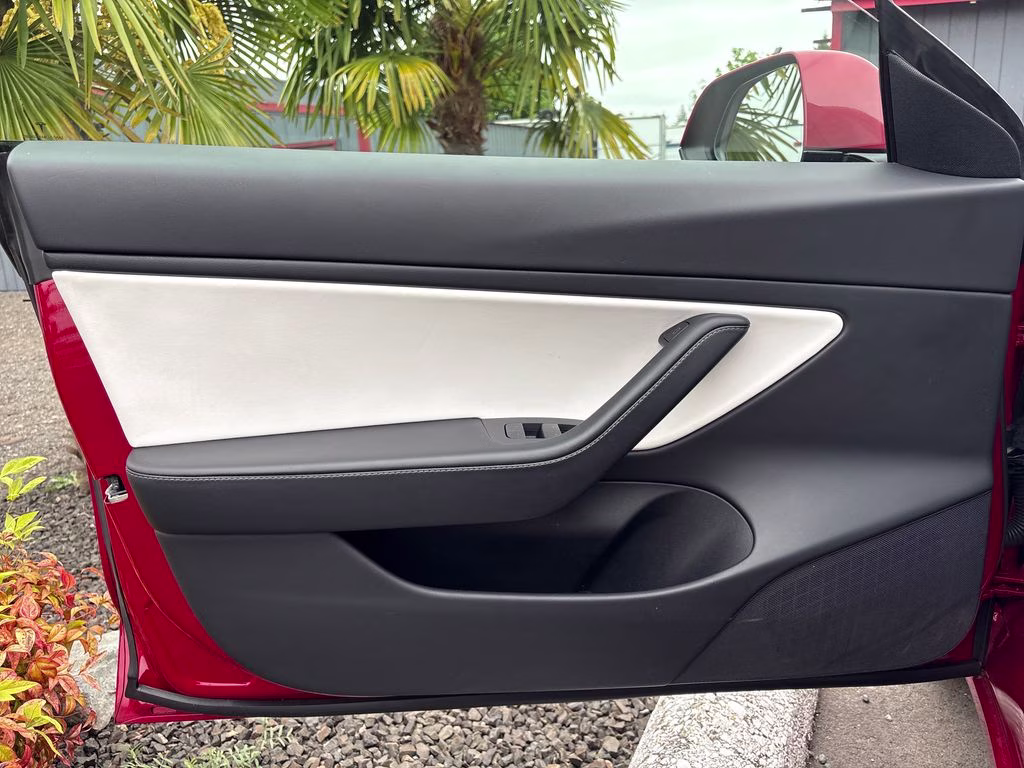 2021 Red Multi-Coat Tesla Model 3 Standard Range Plus RWD Sedan