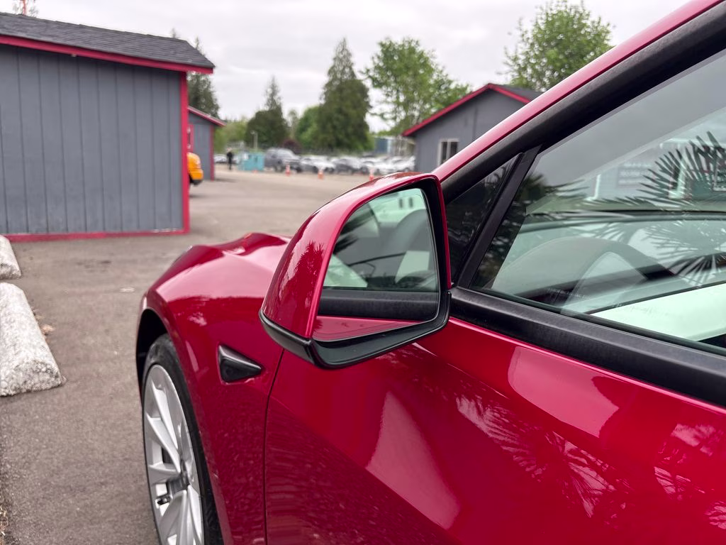 2021 Red Multi-Coat Tesla Model 3 Standard Range Plus RWD Sedan