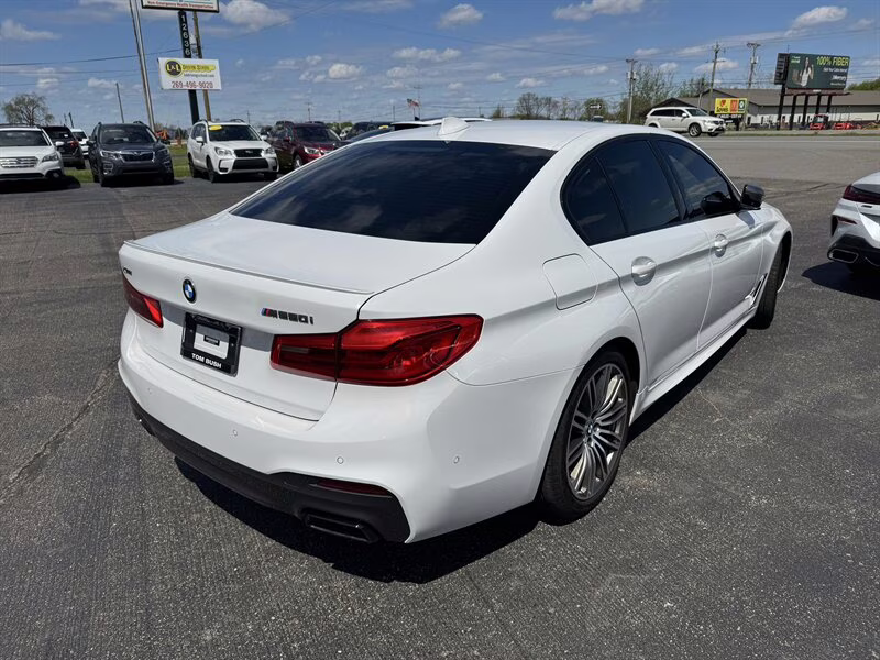 2020 Alpine White BMW 5 Series M550i xDrive AWD Sedan