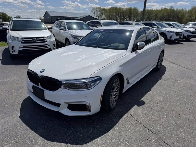 2020 Alpine White BMW 5 Series M550i xDrive AWD Sedan