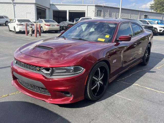 2019 Octane Red Pearlcoat Dodge Charger Scat Pack RWD Sedan