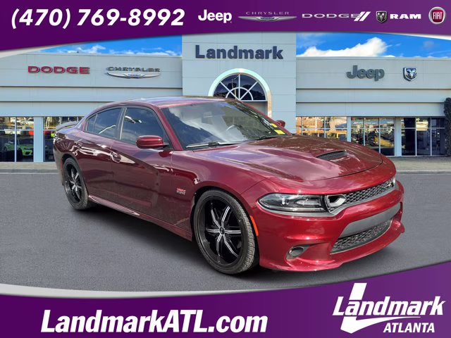 2019 Octane Red Pearlcoat Dodge Charger Scat Pack RWD Sedan
