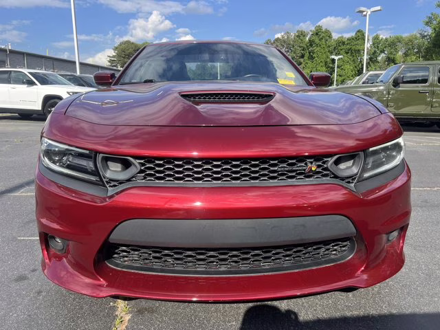2019 Octane Red Pearlcoat Dodge Charger Scat Pack RWD Sedan