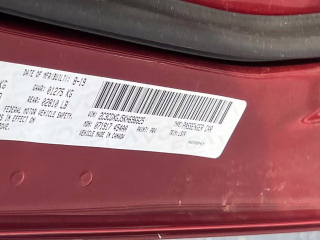2019 Octane Red Pearlcoat Dodge Charger Scat Pack RWD Sedan
