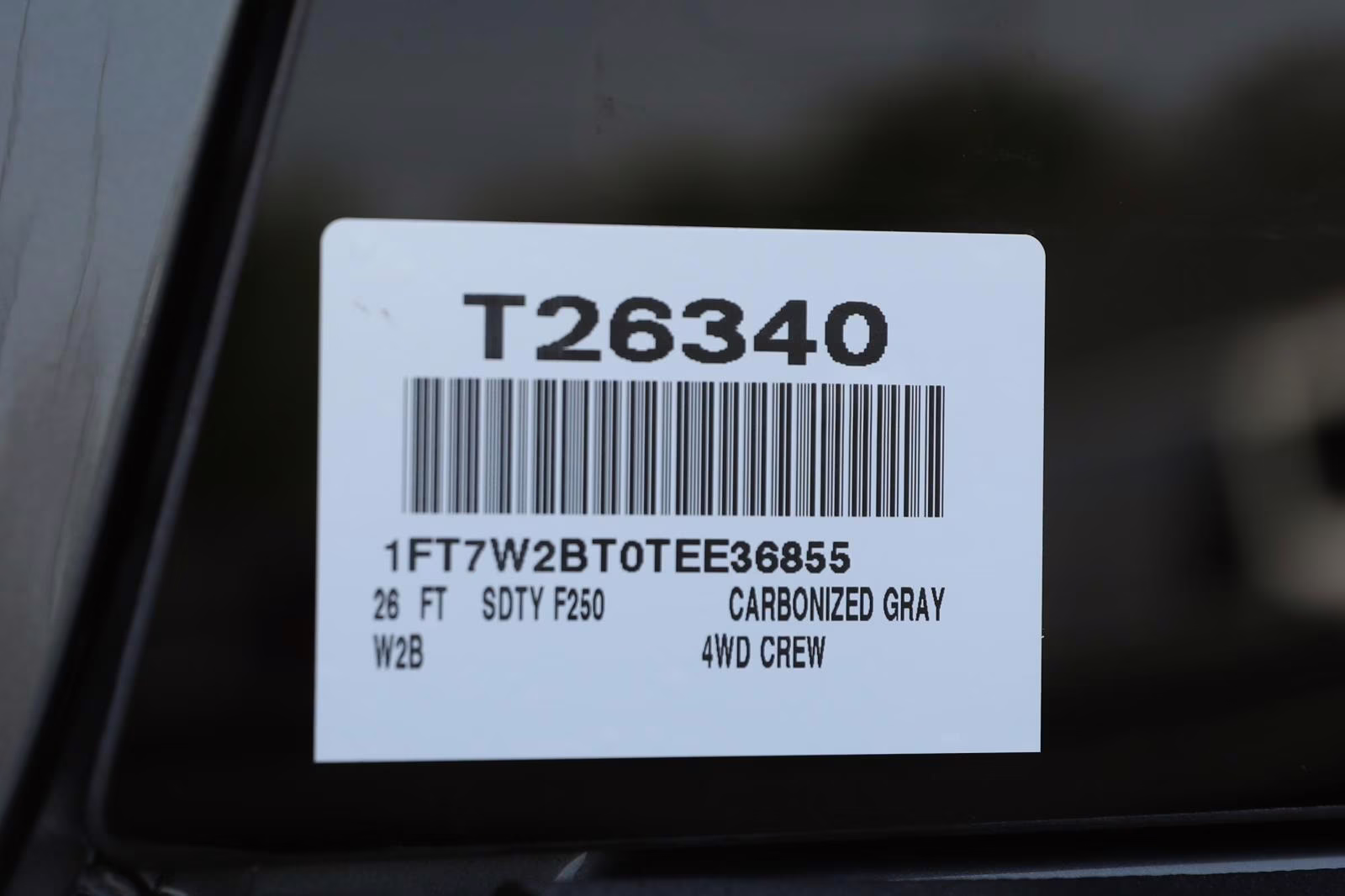 2026 Carbonized Gray Metallic Ford Super Duty F-250 SRW XL 4X4 Truck