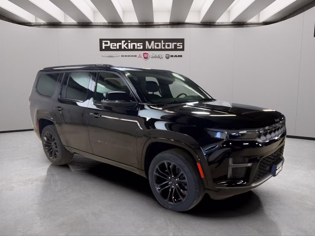 2026 High Gloss Black Jeep Grand Wagoneer Summit Obsidian 4X4 SUV