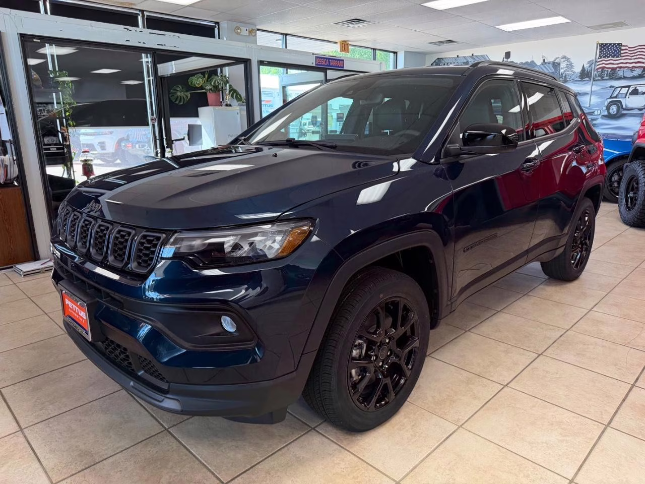 2026 Fathom Blue Pearl Coat Jeep Compass Latitude Altitude 4X4 SUV