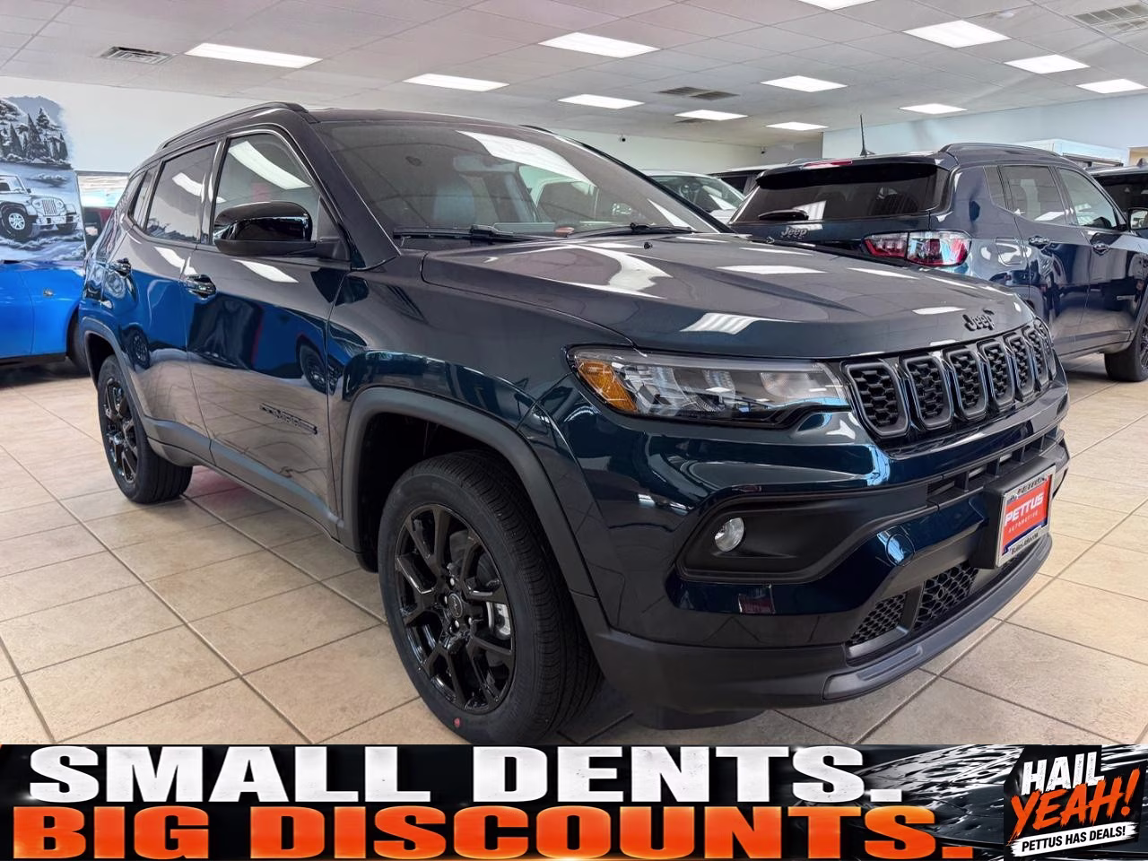 2026 Fathom Blue Pearl Coat Jeep Compass Latitude 4X4 SUV