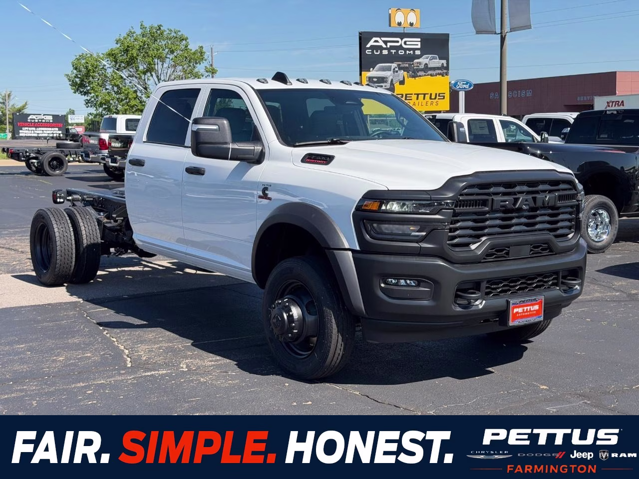 2026 Bright White Clearcoat Ram 4500HD Tradesman 4X4 Truck