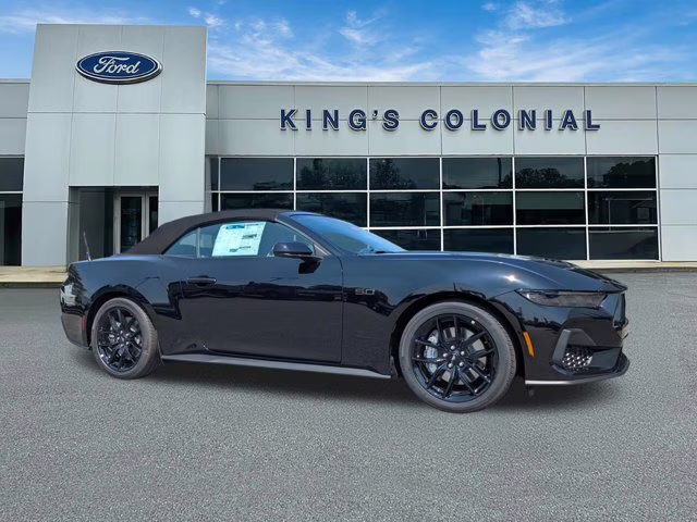 2026 Shadow Black Ford Mustang GT Convertible Premium Package RWD Convertible