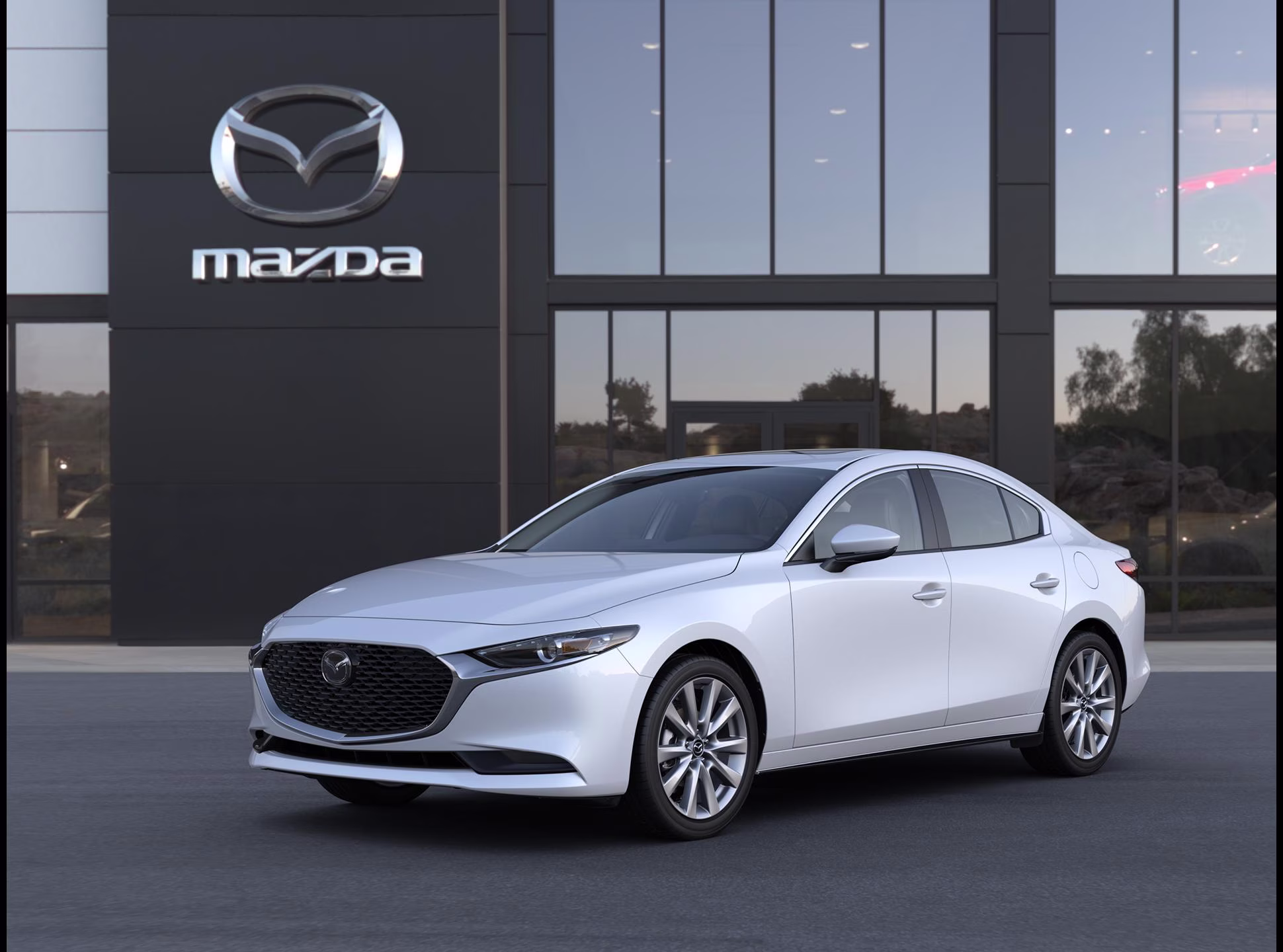 2026 Snowflake White Pearl Mica Mazda Mazda3 2.5 S Preferred FWD FWD Sedan