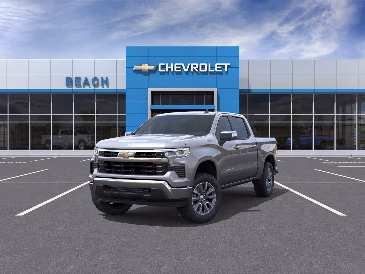 2026 Sterling Gray Metallic Chevrolet Silverado 1500 LT 4X4 Truck