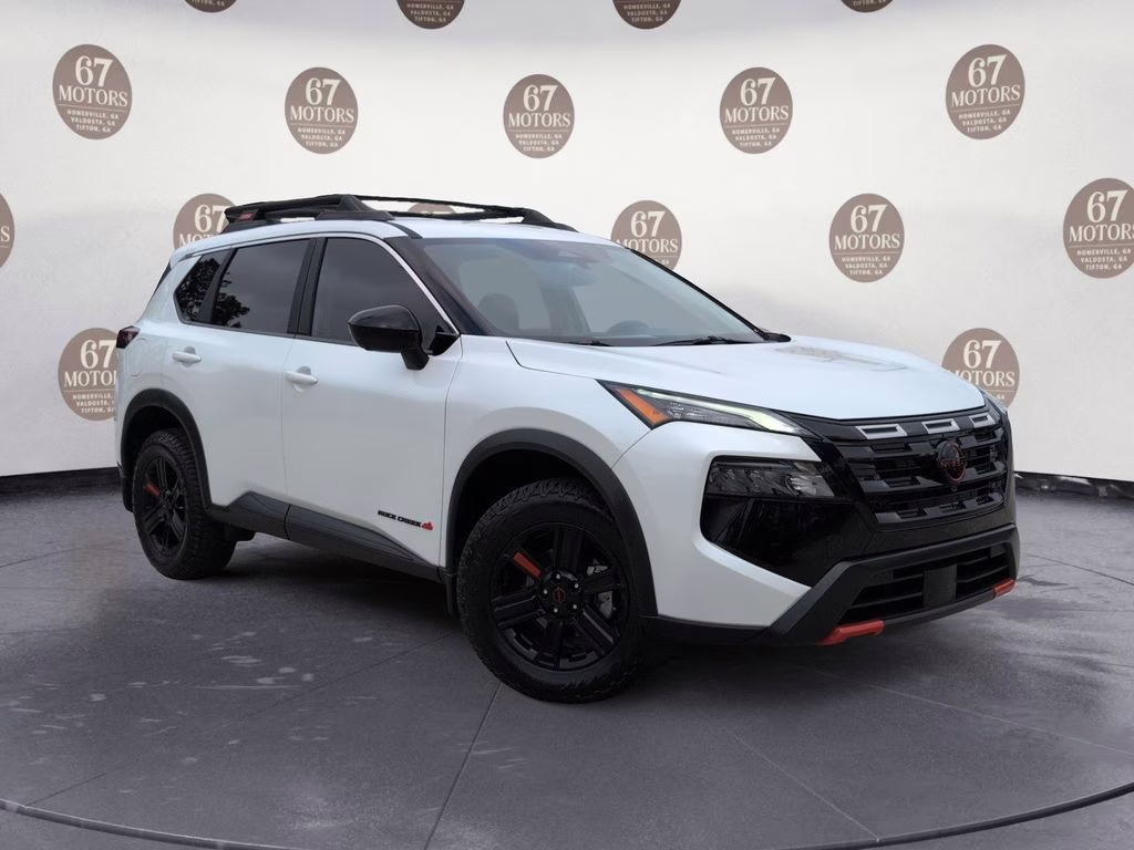 2025 Everest White Pearl Nissan Rogue Rock Creek AWD SUV