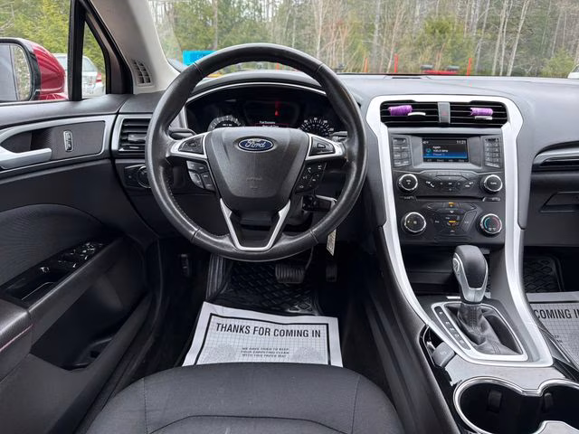 2014 Ruby Red Metallic Ford Fusion SE FWD Sedan
