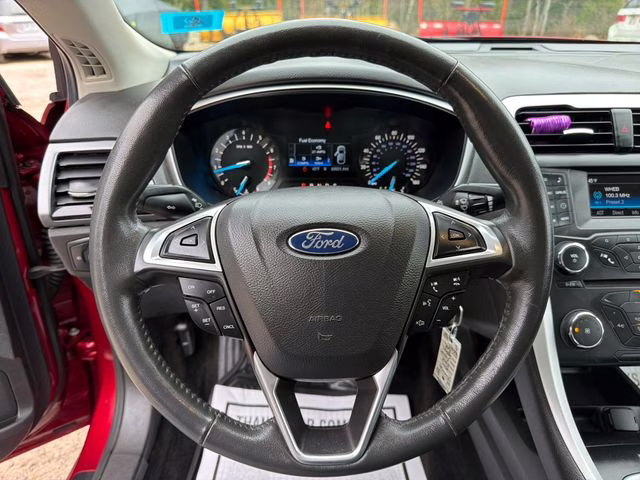2014 Ruby Red Metallic Ford Fusion SE FWD Sedan